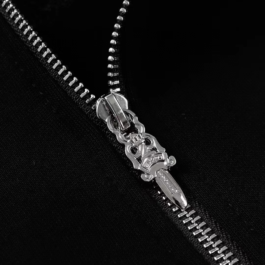 高版本Chrome hearts克罗心 马蹄印花开衫拉链外套-Chinese UA Cheap High Quatity Brand Clothes Bags handbags Sneakers wholesale wholesaler seller from China Factory suppliers Fashion Clothing Shoes best Quality Beautiful Price 高版本Chrome hearts克罗心 马蹄印花开衫拉链外套