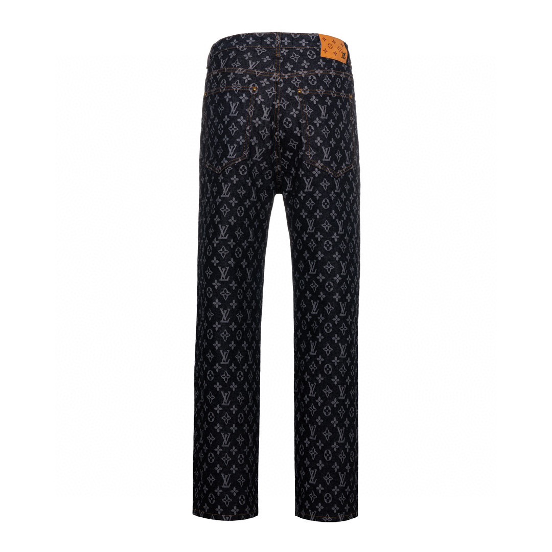 Louis Vuitton路易威登 经典提花满印牛仔裤-Chinese UA Cheap High Quatity Brand Clothes Bags handbags Sneakers wholesale wholesaler seller from China Factory suppliers Fashion Clothing Shoes best Quality Beautiful Price Louis Vuitton路易威登 经典提花满印牛仔裤