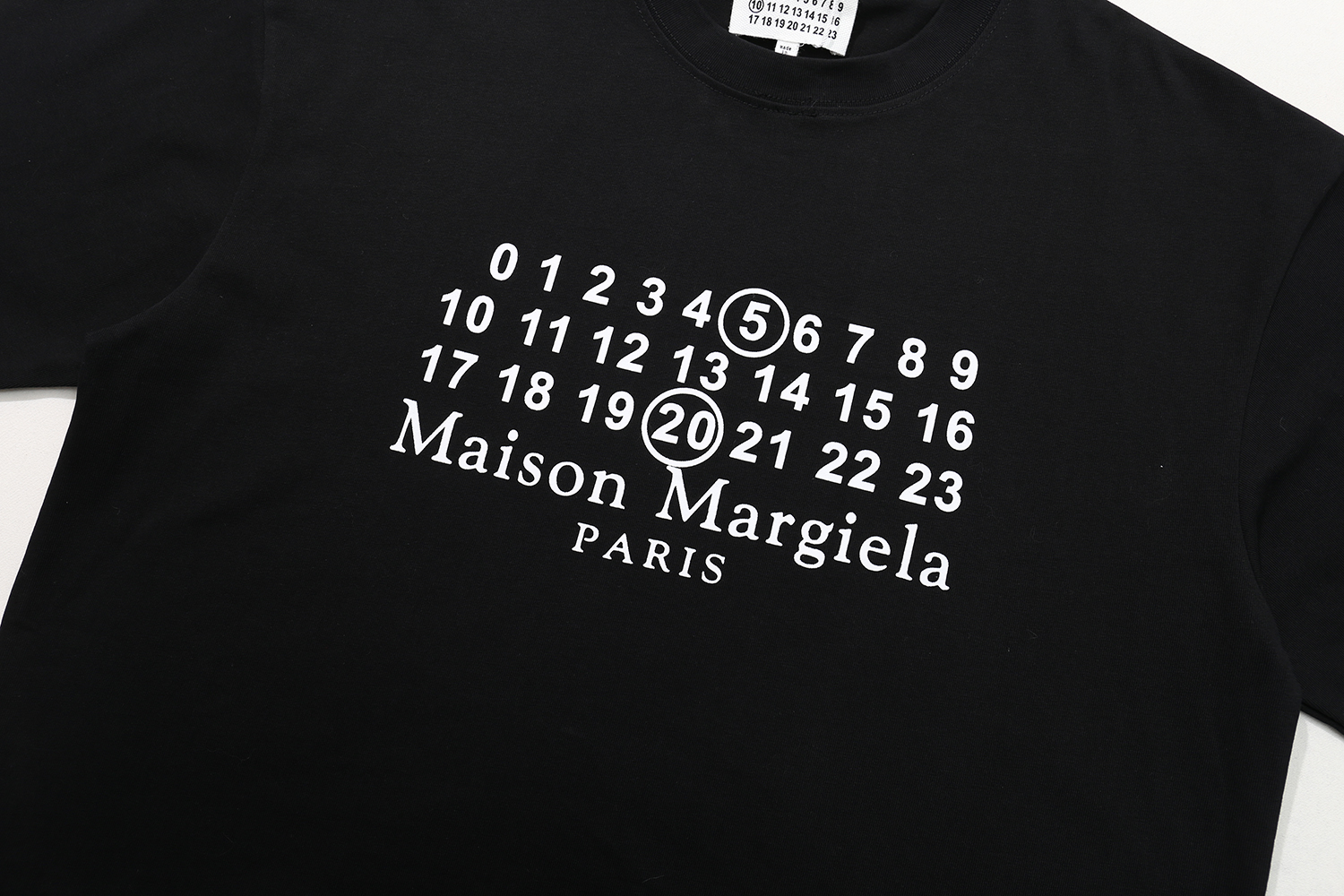 高版本MaisonMargiela/马吉拉 数字印花短袖 高版本MaisonMargiela/马吉拉 数字印花短袖