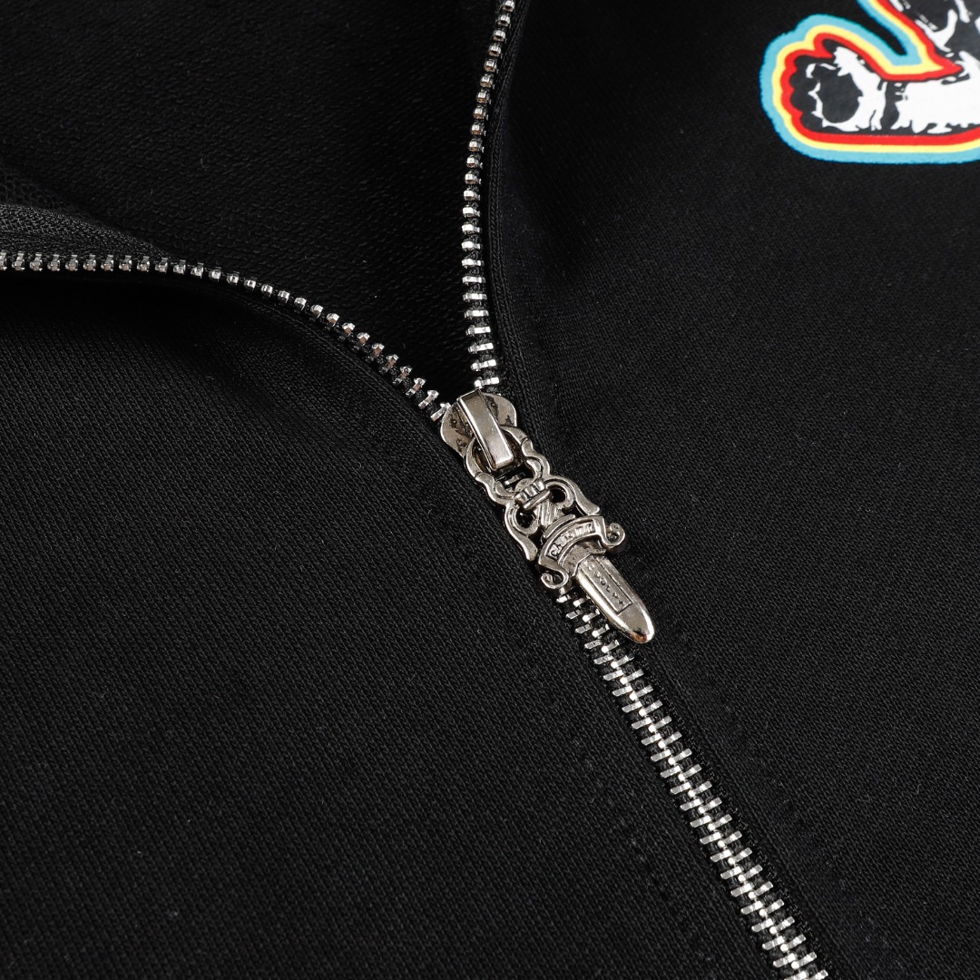 高版本Chrome hearts克罗心 限定FOTI骷髅宇航员印花开衫连帽外套-High Quatity Cheap Brand wholesale wholesaler seller Clothes Bags handbags Sneakers Top Fashion Clothing Shoes from China Factory Chinese suppliers best Quality Beautiful Price 高版本Chrome hearts克罗心 限定FOTI骷髅宇航员印花开衫连帽外套