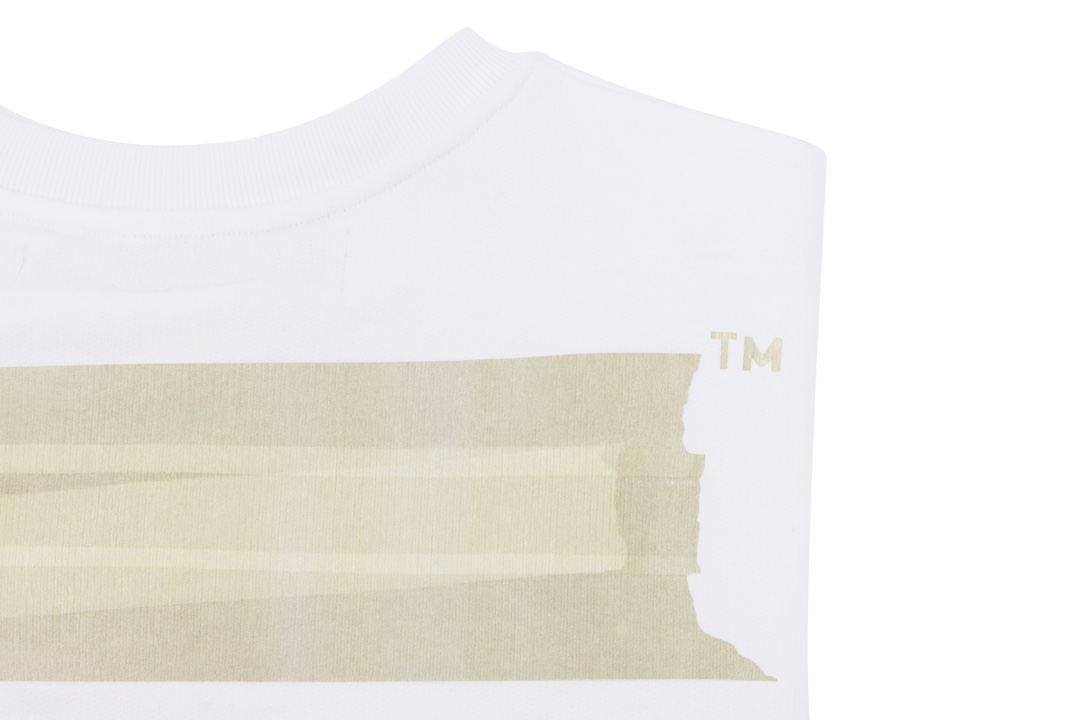 高版本OFF-WHITE C/O VIRGIL ABLOH 胶带箭头印花圆领卫衣 高版本OFF-WHITE C/O VIRGIL ABLOH 胶带箭头印花圆领卫衣