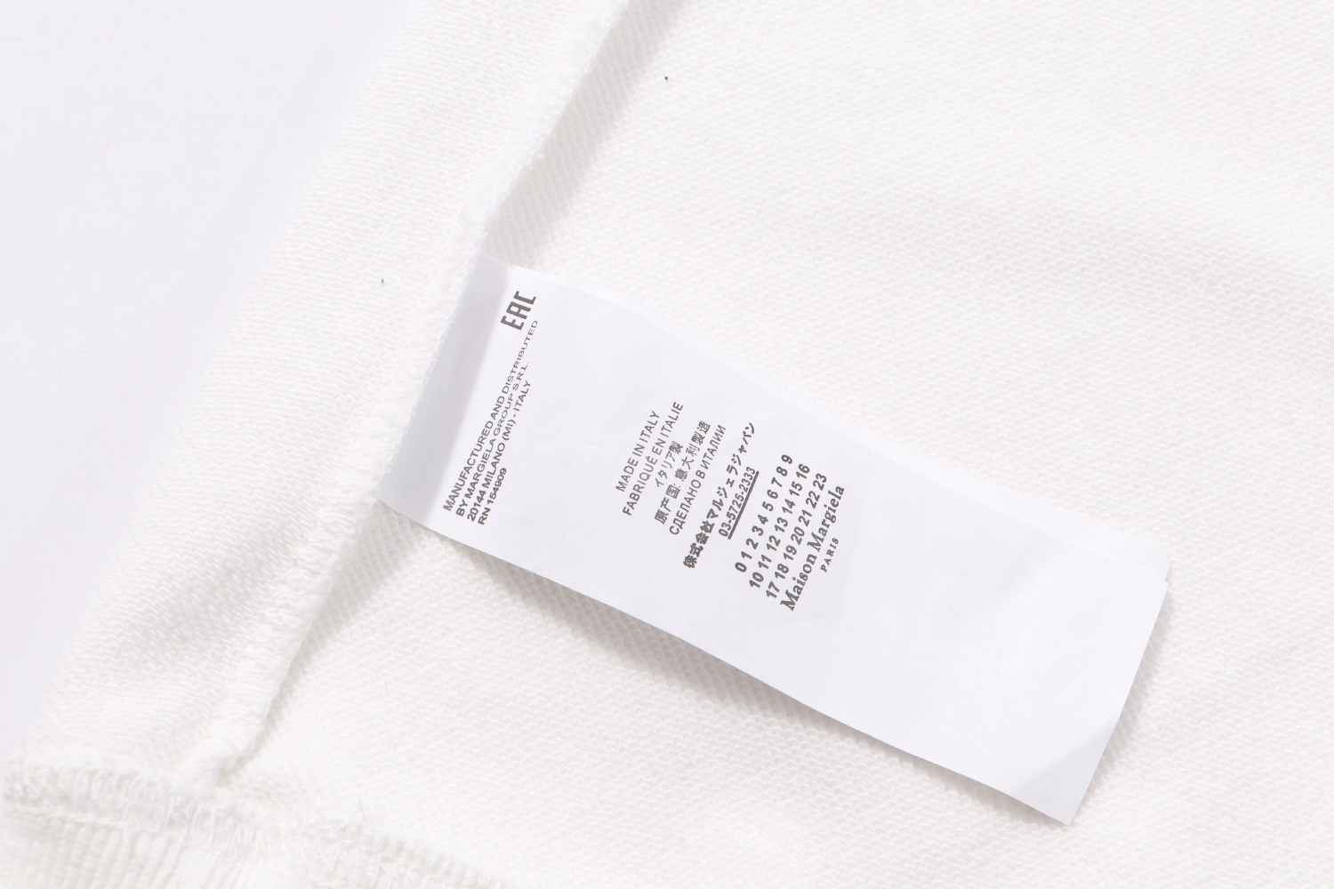 高版本MaisonMargiela/马吉拉 刺绣反字母连帽卫衣