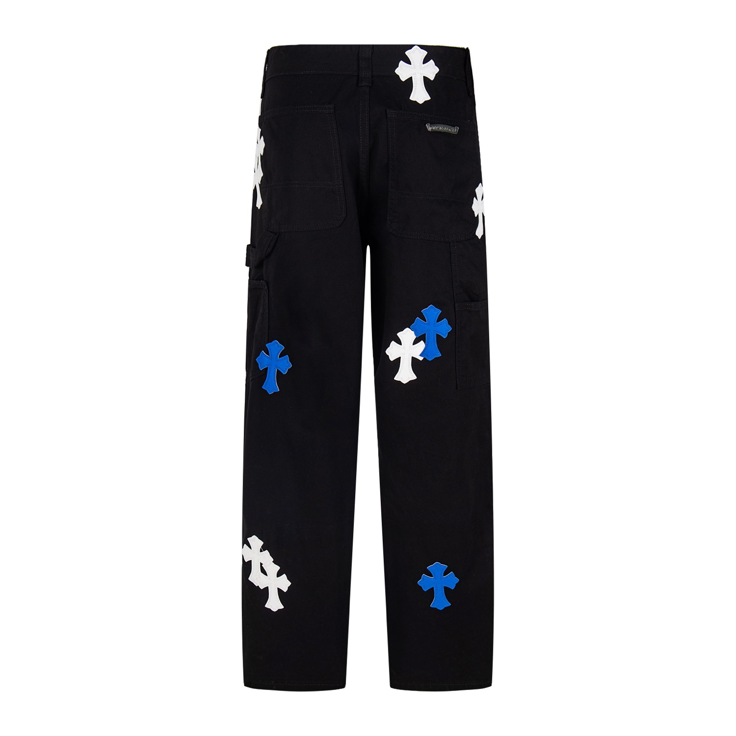 高版本Chrome hearts克罗心 皮标十字伐木裤牛仔裤-Chinese UA Cheap High Quatity Brand Clothes Bags handbags Sneakers wholesale wholesaler seller from China Factory suppliers Fashion Clothing Shoes best Quality Beautiful Price 高版本Chrome hearts克罗心 皮标十字伐木裤牛仔裤
