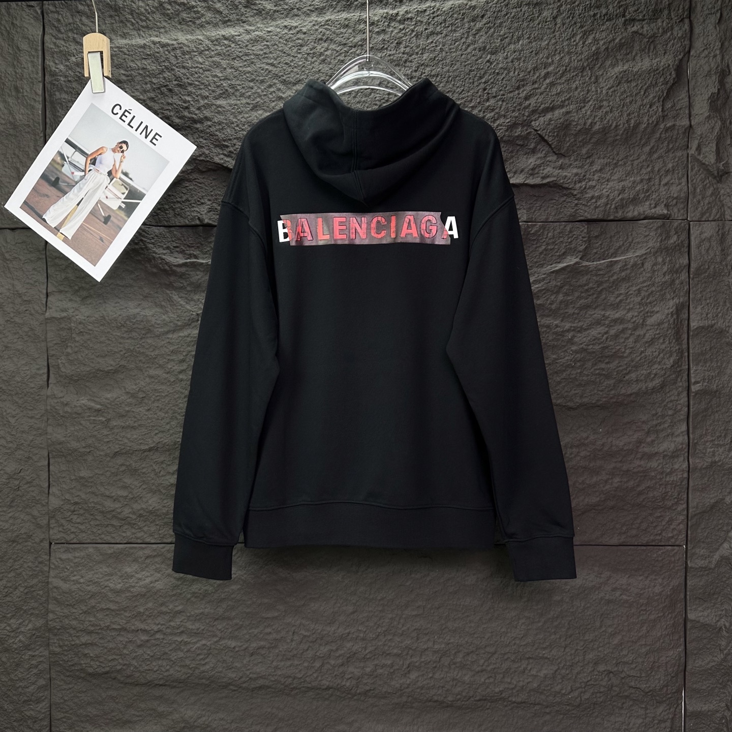 高版本BALENCIAGA/巴黎世家 25ss压胶刺绣logo连帽卫衣-Chinese wholesaler seller Clothes Bags handbags wholesale Shoes High Quatity wholesaler seller Cheap Sneakers from China Factory Chinese suppliers china wholesale clothing wholesaler seller 高版本BALENCIAGA/巴黎世家 25ss压胶刺绣logo连帽卫衣