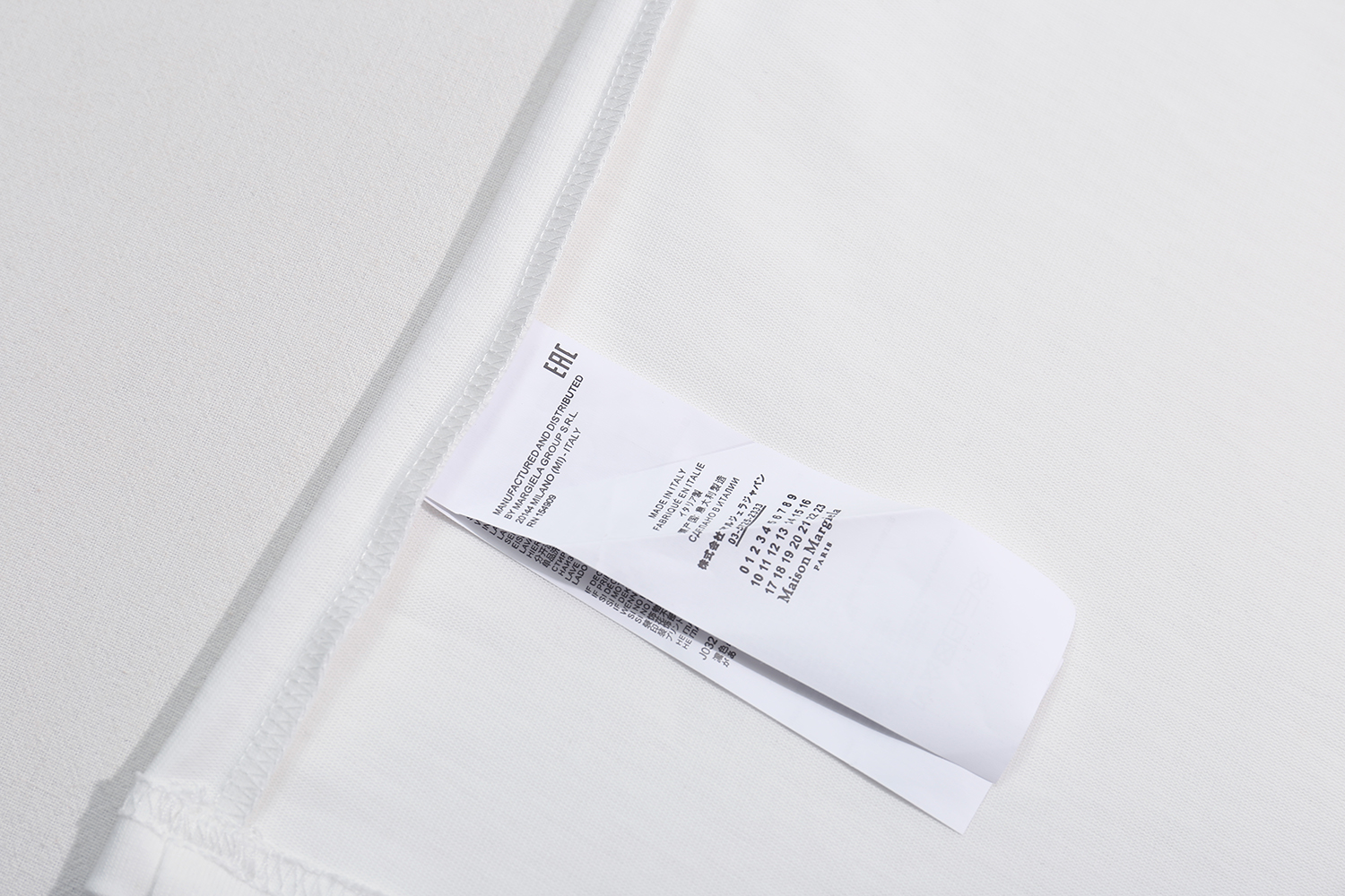 高版本MaisonMargiela/马吉拉 MM6发泡数字印花短袖