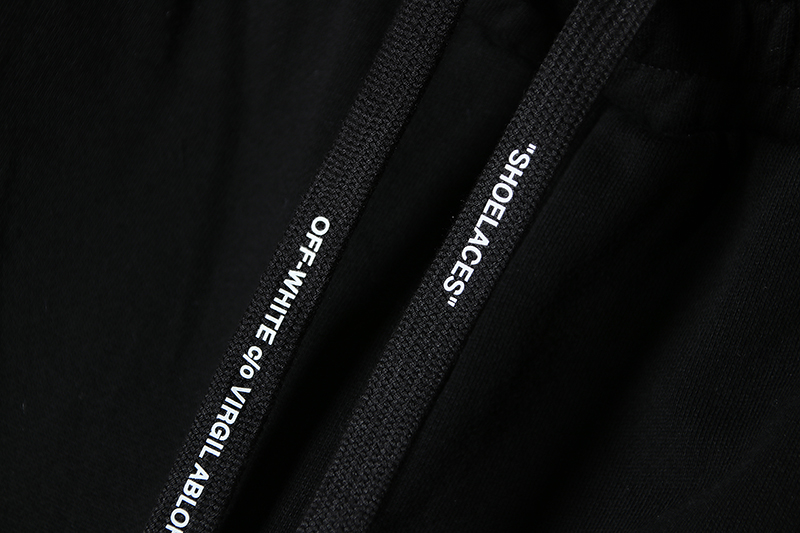 高版本OFF-WHITE 胶带印花卫裤 四季可穿 招牌显著 独树一帜的高街风