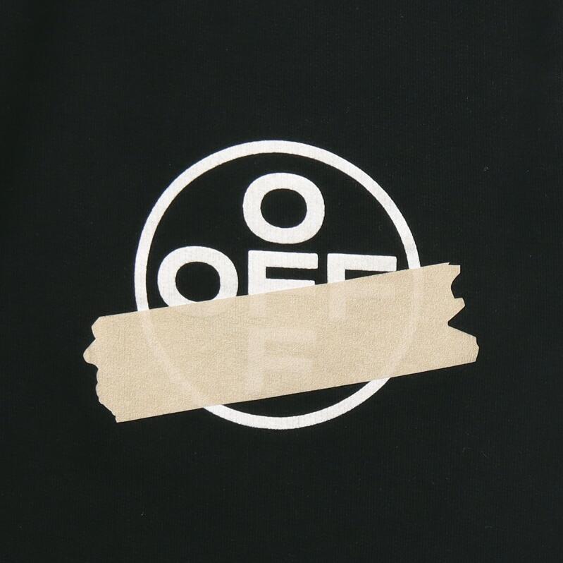 高版本OFF-WHITE 胶带印花卫裤 四季可穿 招牌显著 独树一帜的高街风