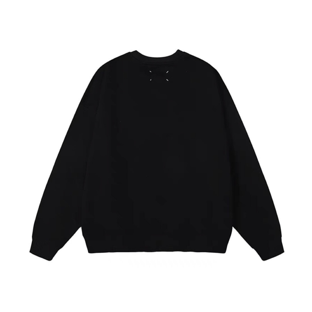 高版本MaisonMargiela/马吉拉 x Tommy Cash联名刺绣字母圆领卫衣