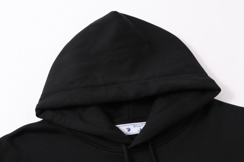高版本OFF-WHITE C/O VIRGIL ABLOH 19ss莫奈油画箭头印花连帽卫衣
