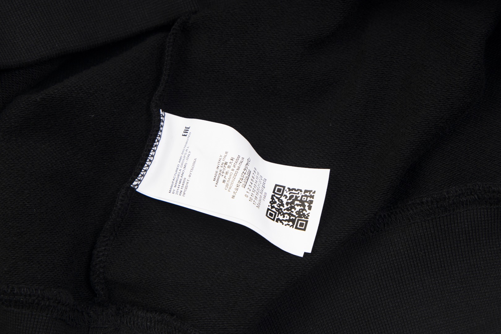 高版本MaisonMargiela/马吉拉 刺绣数字小标连帽卫衣