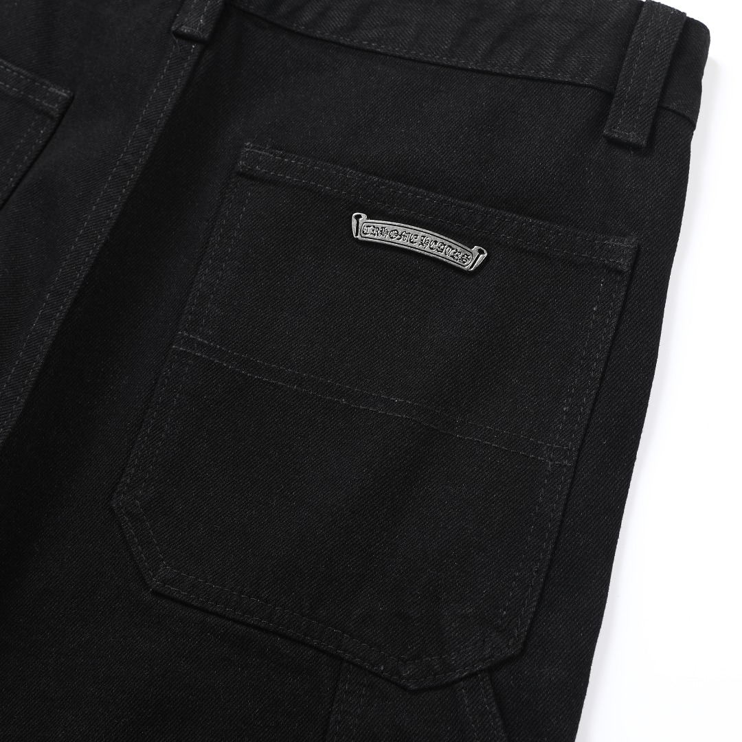 高版本Chrome hearts 克罗心 SexRecords系列涂鸦伐木裤牛仔裤