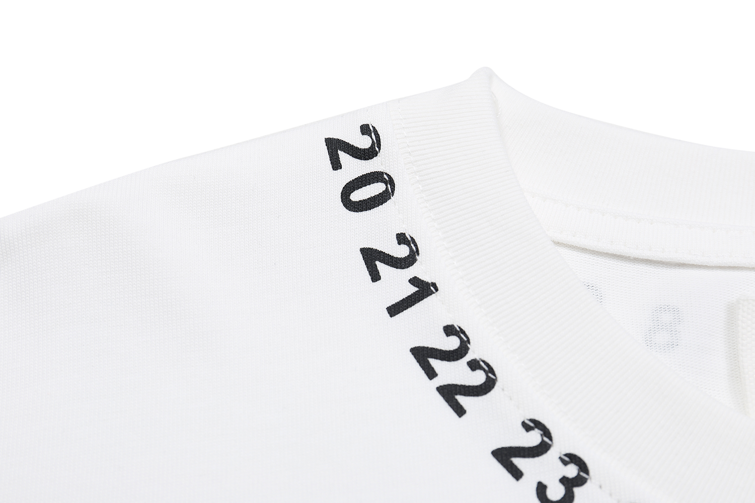 高版本MaisonMargiela/马吉拉 MM6数字印花短袖