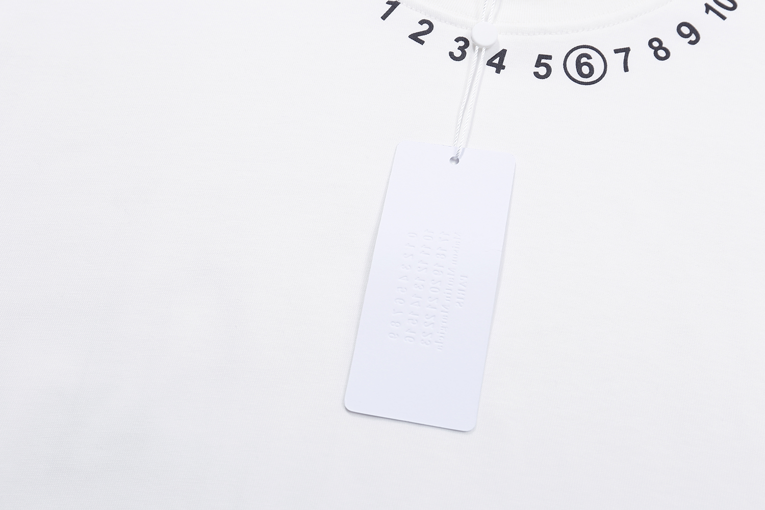 高版本MaisonMargiela/马吉拉 MM6数字印花短袖