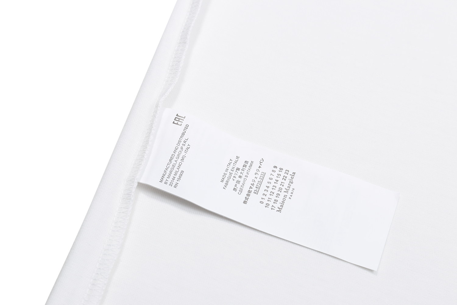 高版本MaisonMargiela/马吉拉 MM6数字印花短袖