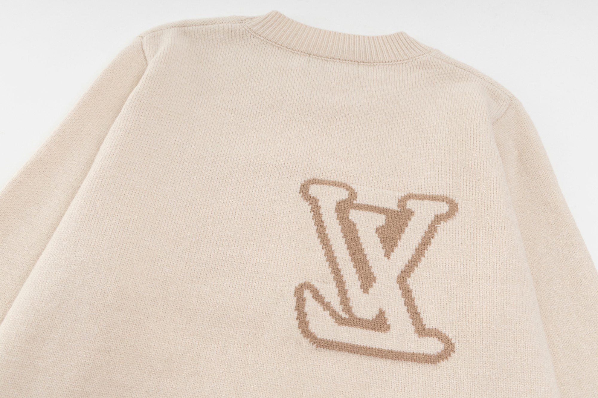 LOUIS VUITTON路易威登 经典logo休闲圆领毛衣