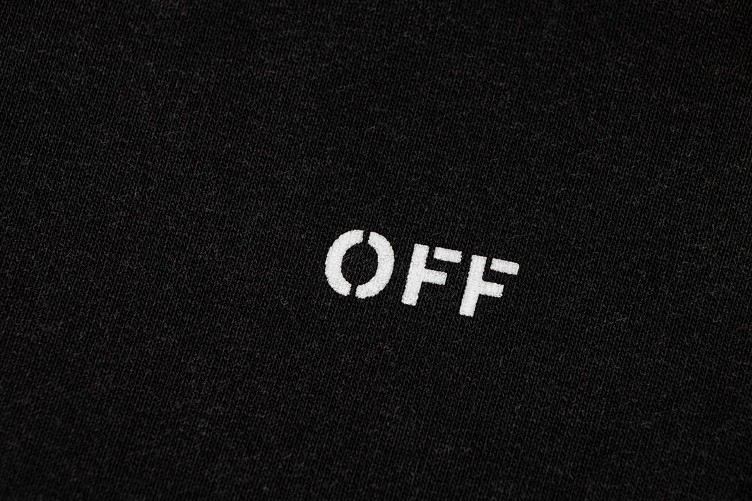高版本OFF-WHITE 圣马修与天使印花水洗卫衣