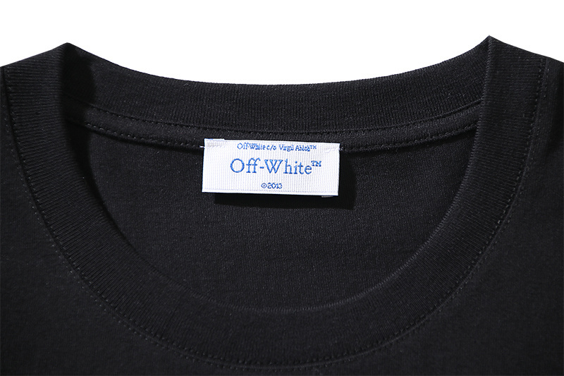 高版本OFF-WHITE 26ss纽约图腾主题短袖T恤