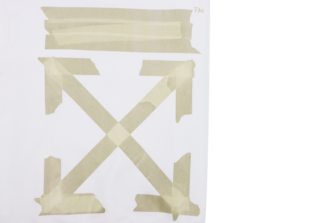 高版本OFF-WHITE C/O VIRGIL ABLOH 胶带箭头印花圆领卫衣