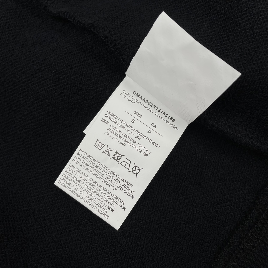 高版本OFF-WHITE C/O VIRGIL ABLOH 卡拉瓦乔圣母油画印花连帽卫衣