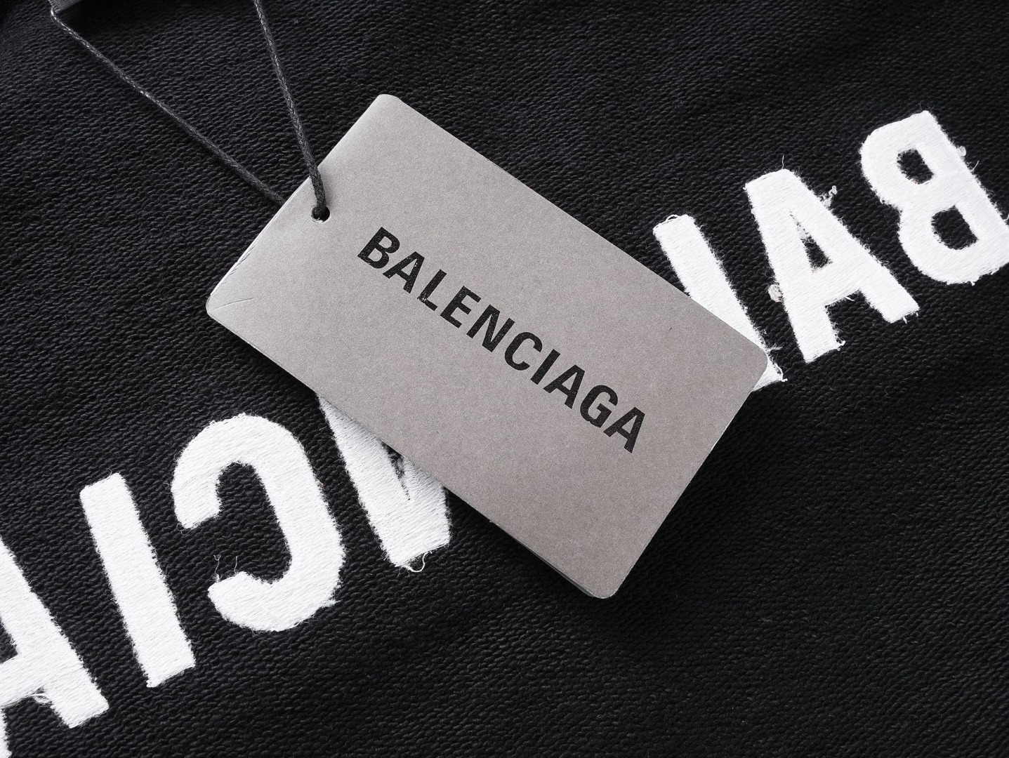 高版本BALENCIAGA/巴黎世家 25ss压胶刺绣logo连帽卫衣