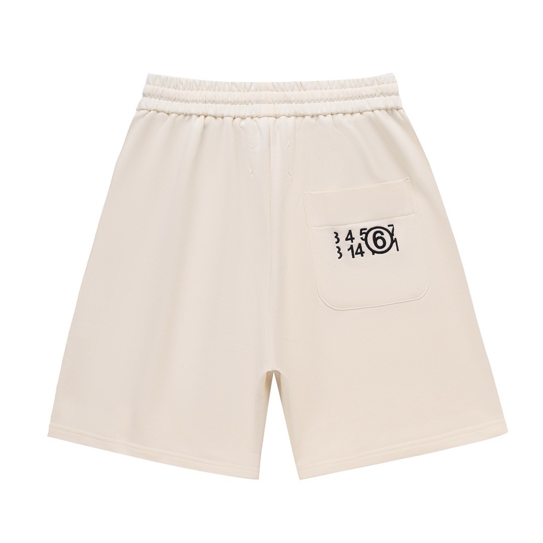 高版本MaisonMargiela/马吉拉 数字刺绣短裤