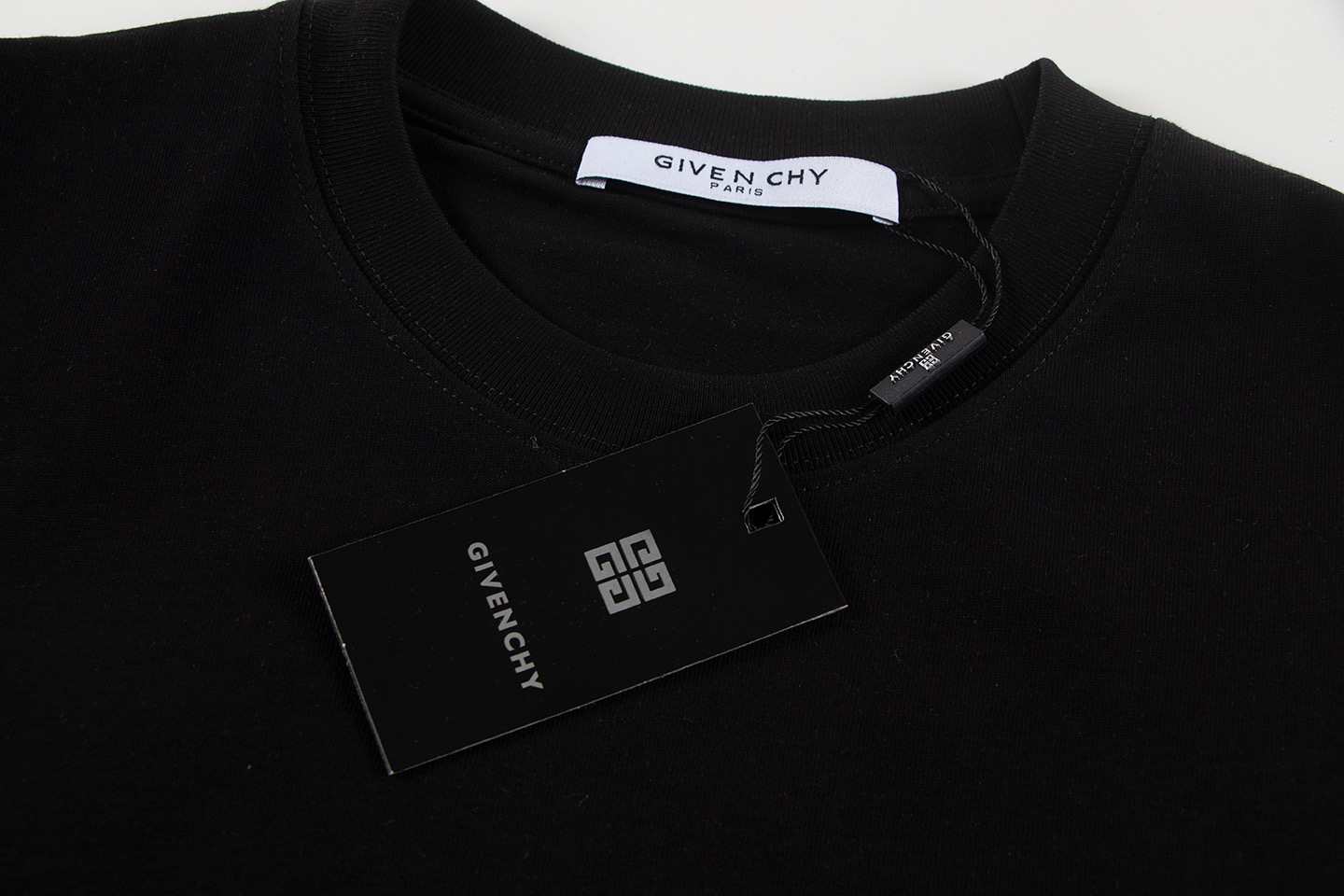高版本Givenchy/纪梵希 重工刺绣短袖 男女同款 前后10w针田岛重工刺绣