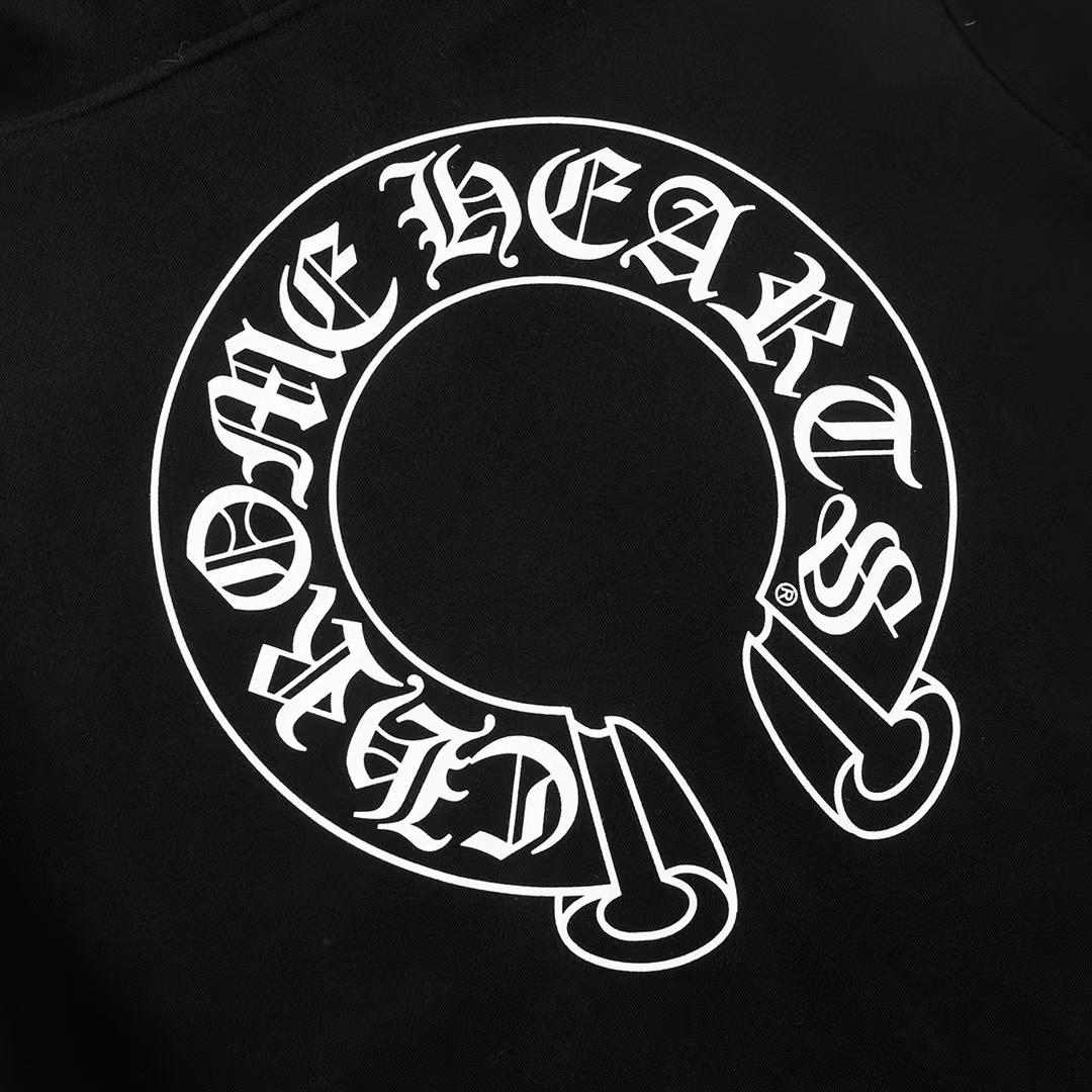 高版本Chrome hearts克罗心 马蹄印花开衫拉链外套