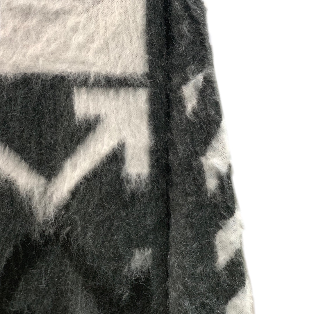 高版本OFF-WHITE 渐变箭头针织马海毛衣