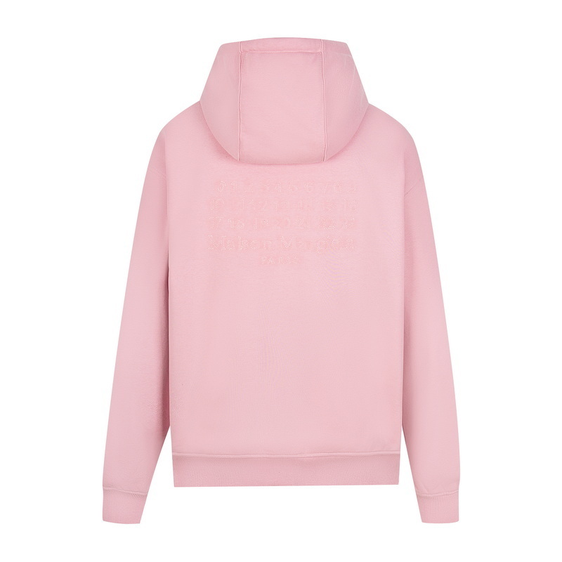 高版本MaisonMargiela/马吉拉 残缺数字刺绣开衫外套 樱花粉神仙配色
