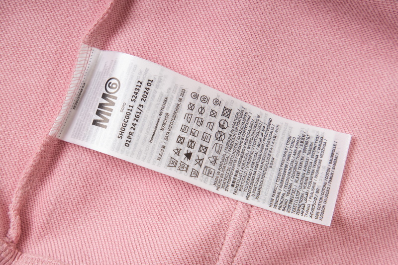 高版本MaisonMargiela/马吉拉 残缺数字刺绣开衫外套 樱花粉神仙配色