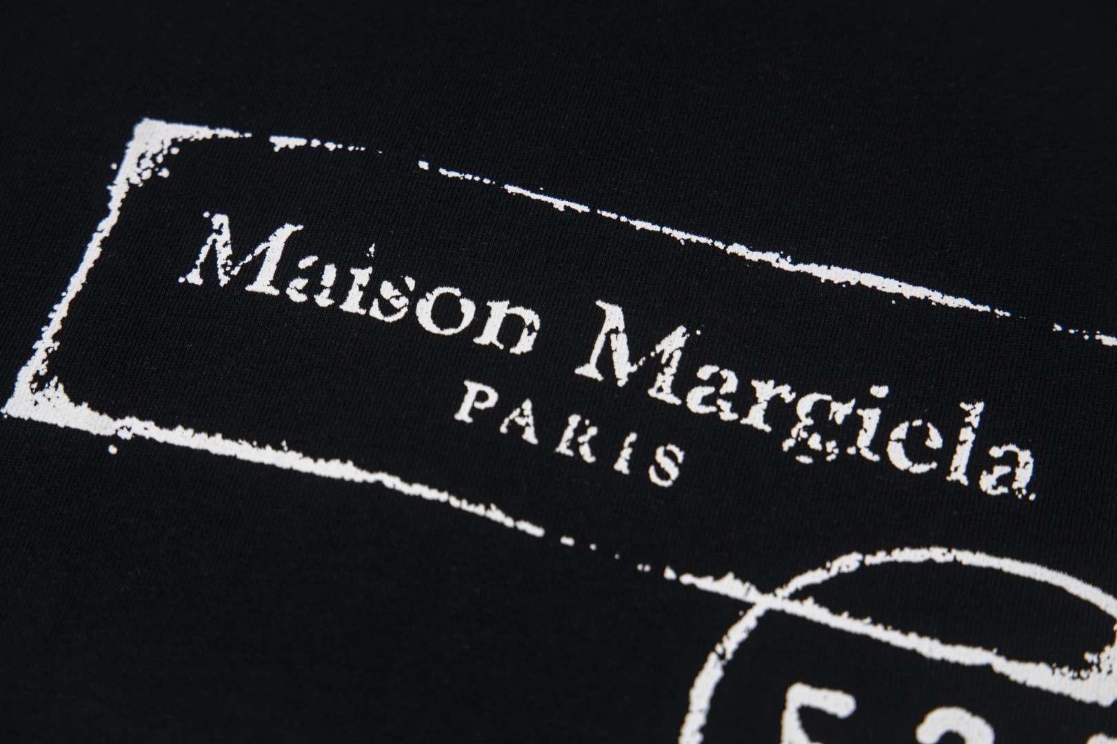 高版本MaisonMargiela/马吉拉 520限定Stamp Print印花短袖T恤