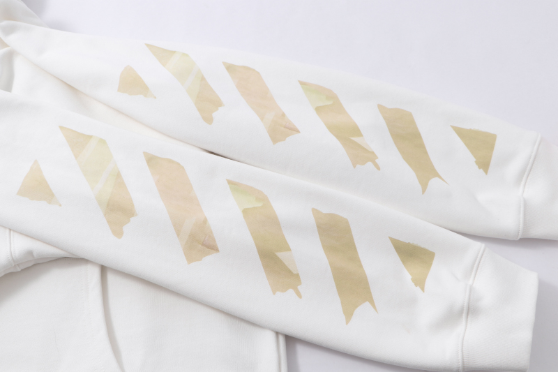 高版本OFF-WHITE C O VIRGIL ABLOH 胶带箭头印花连帽卫衣