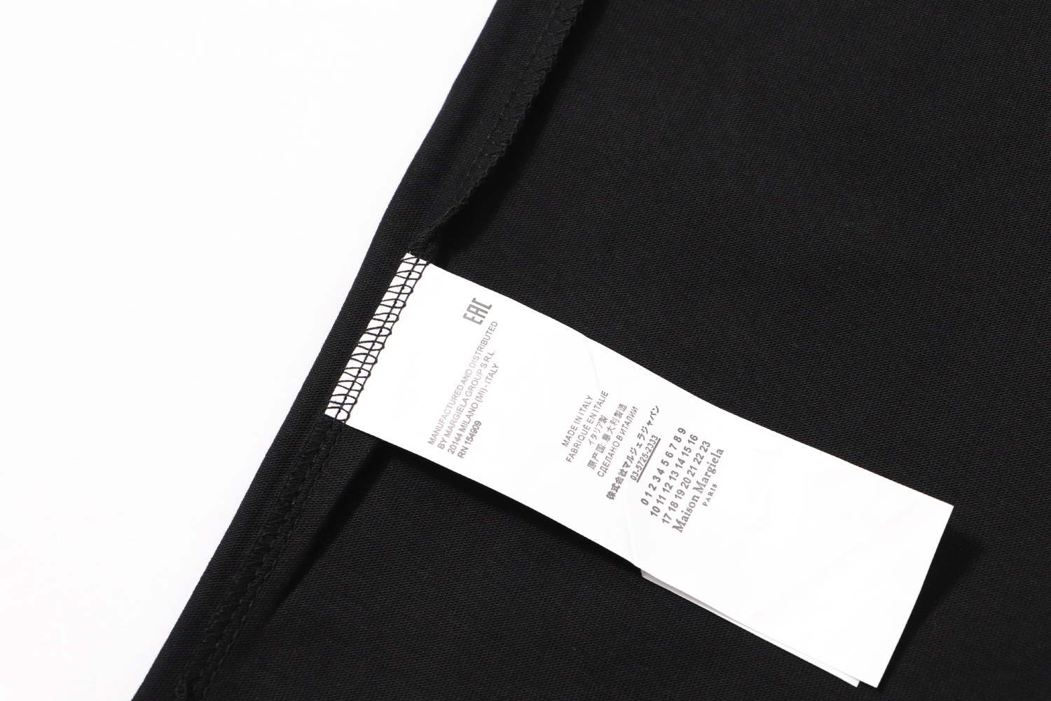 高版本MaisonMargiela/马吉拉 MM6红蓝胶带数字印花短袖-Chinese UA Cheap High Quatity Brand Clothes Bags handbags Sneakers wholesale wholesaler seller from China Factory suppliers Fashion Clothing Shoes best Quality Beautiful Price 高版本MaisonMargiela/马吉拉 MM6红蓝胶带数字印花短袖