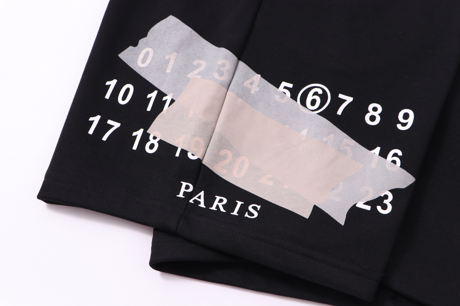 高版本MaisonMargiela/马吉拉 胶带数字印花短裤