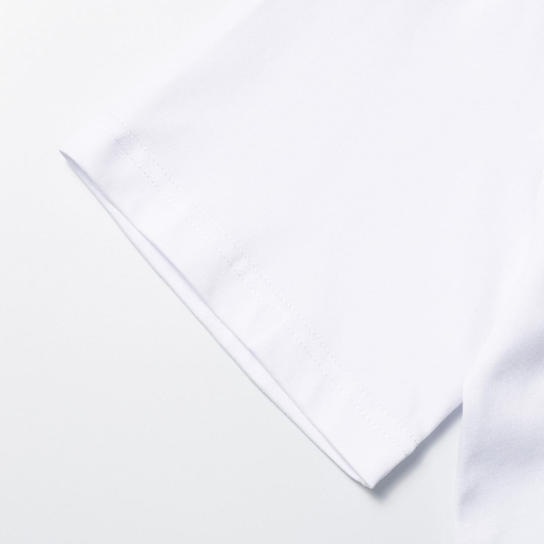 高版本Givenchy/纪梵希 重工刺绣短袖 男女同款 前后10w针田岛重工刺绣