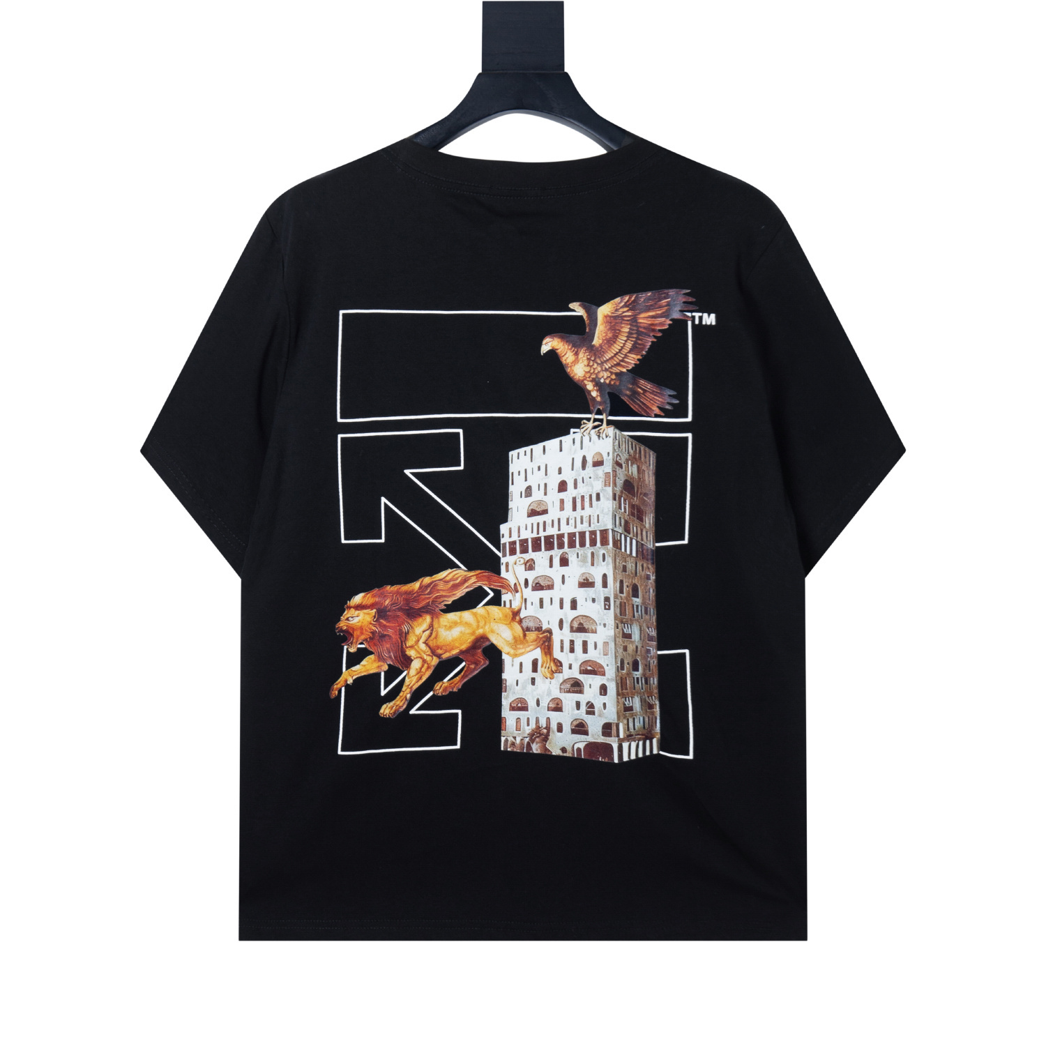 高版本OFF-WHITE 26ss纽约图腾主题短袖T恤-Chinese UA Cheap High Quatity Brand Clothes Bags handbags Sneakers wholesale wholesaler seller from China Factory suppliers Fashion Clothing Shoes best Quality Beautiful Price 高版本OFF-WHITE 26ss纽约图腾主题短袖T恤