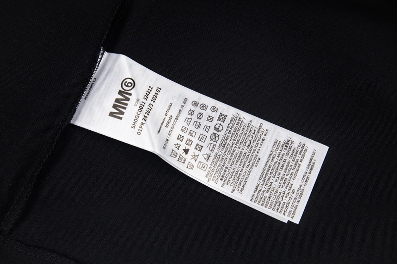 高版本MaisonMargiela/马吉拉 MM6托运单涂鸦印花短袖T恤