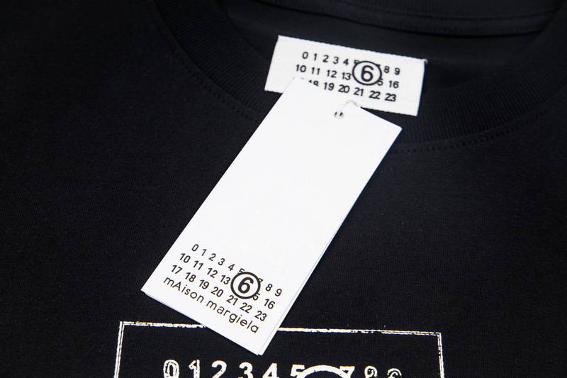高版本MaisonMargiela/马吉拉 MM6托运单涂鸦印花短袖T恤