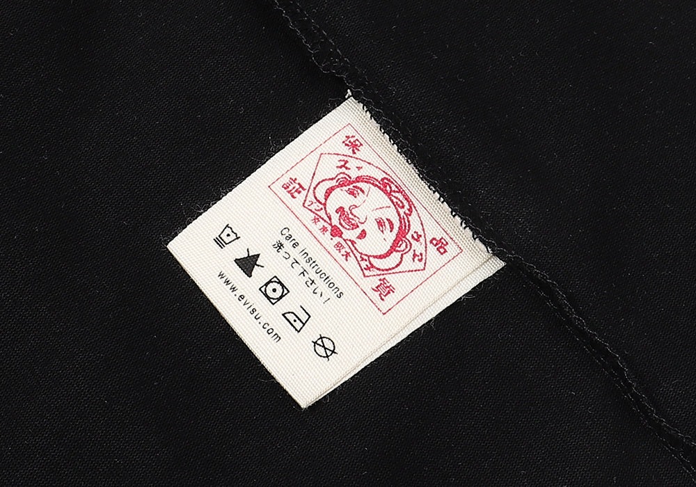 高版本EVISU福神 家花重工刺绣短袖