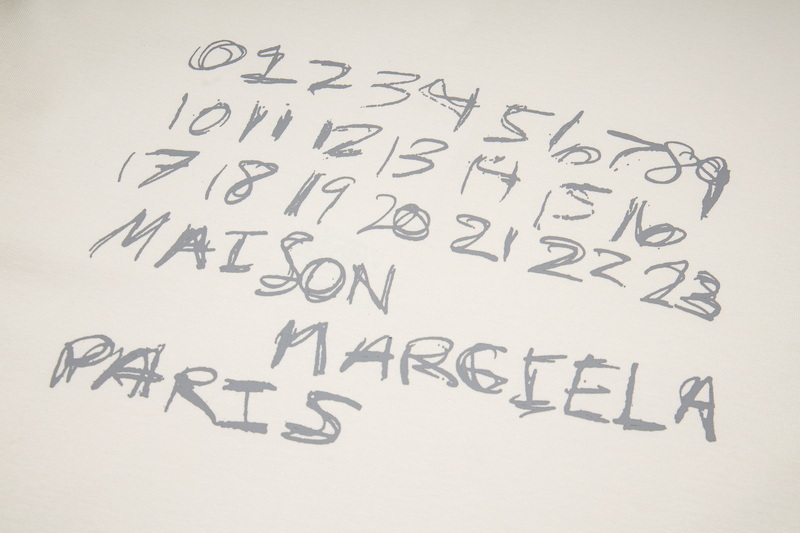高版本MaisonMargiela/马吉拉 MM6涂鸦数字印花短袖