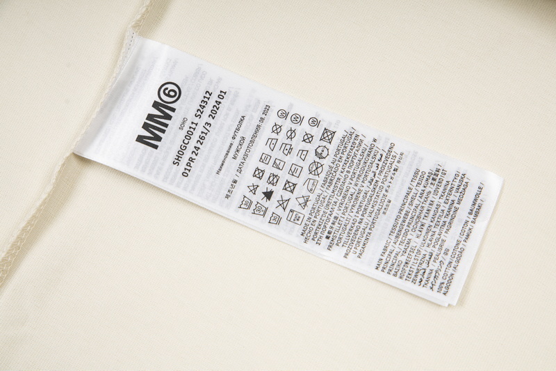 高版本MaisonMargiela/马吉拉 MM6涂鸦数字印花短袖