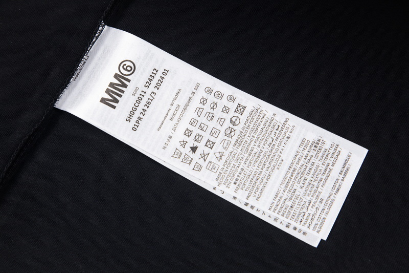 高版本MaisonMargiela/马吉拉 黑胶标签短袖