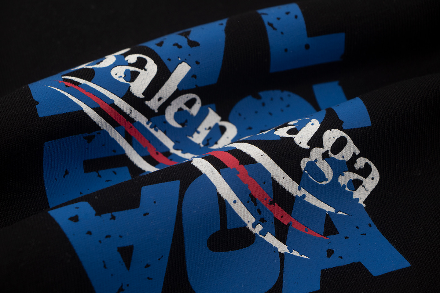高版本BALENCIAGA/巴黎世家 标签logo印花短袖