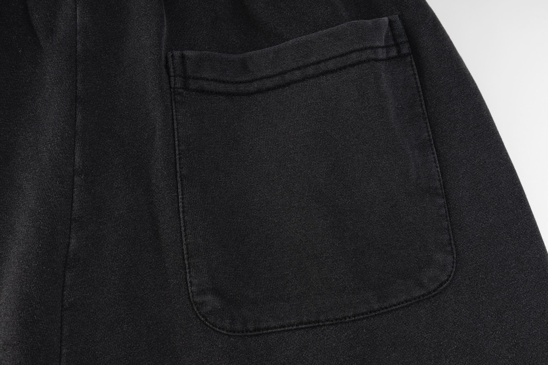 高版本BALENCIAGA巴黎世家 刺绣火焰双环水洗做旧短裤