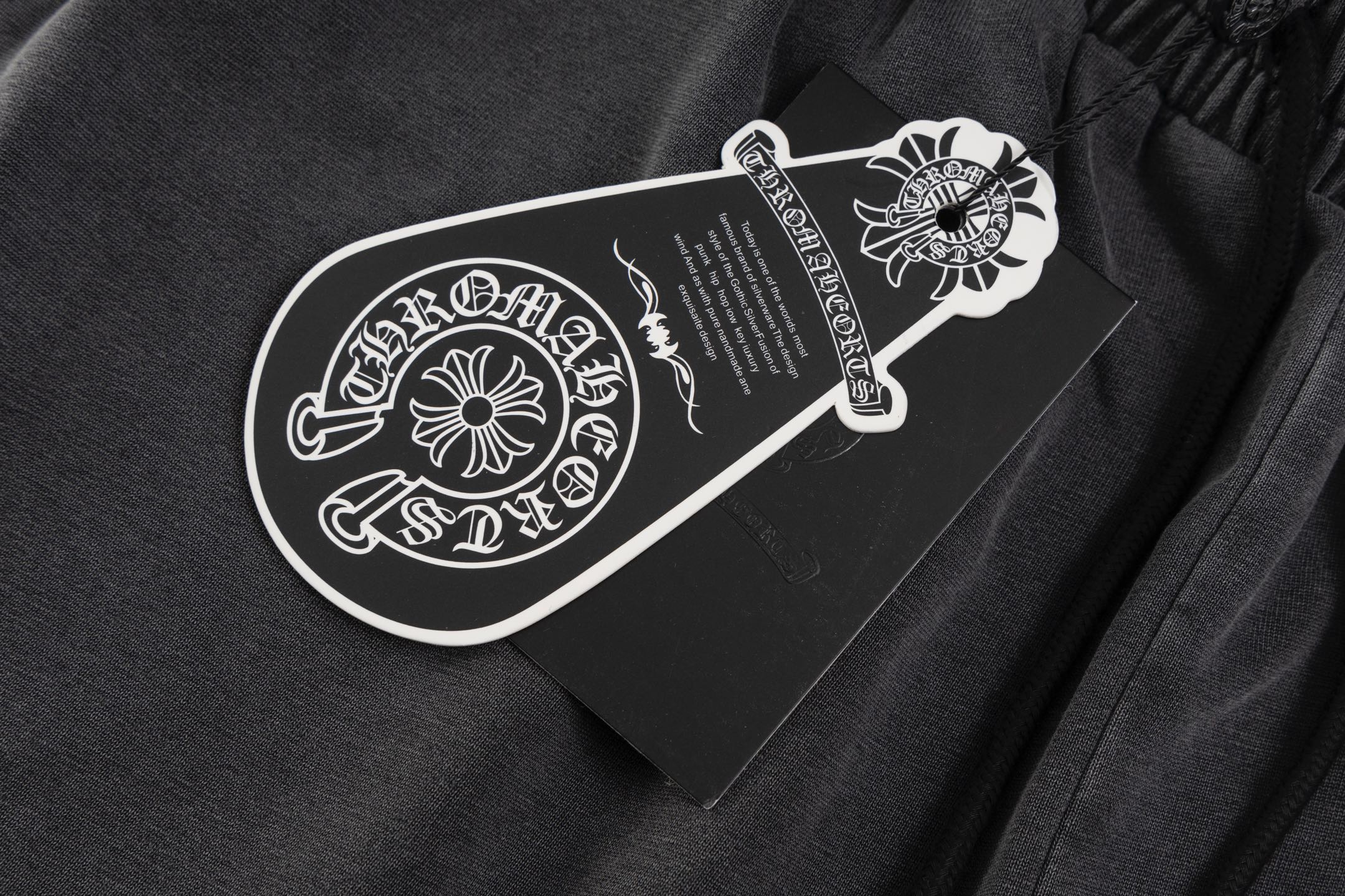 高版本Chrome Hearts克罗心 刺绣马蹄水洗短裤