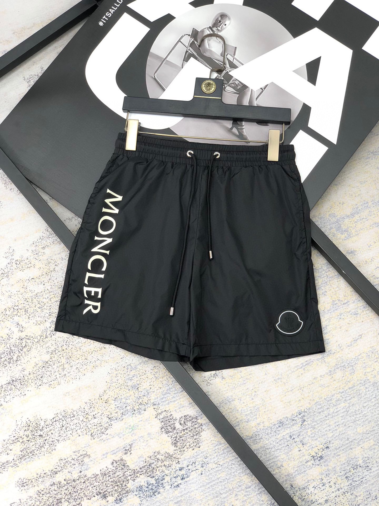 MONCLER Men's 2025 Summer Casual Shorts, Beach Trunks - Quick Dry Fabric 2 i1708533327 8174 7