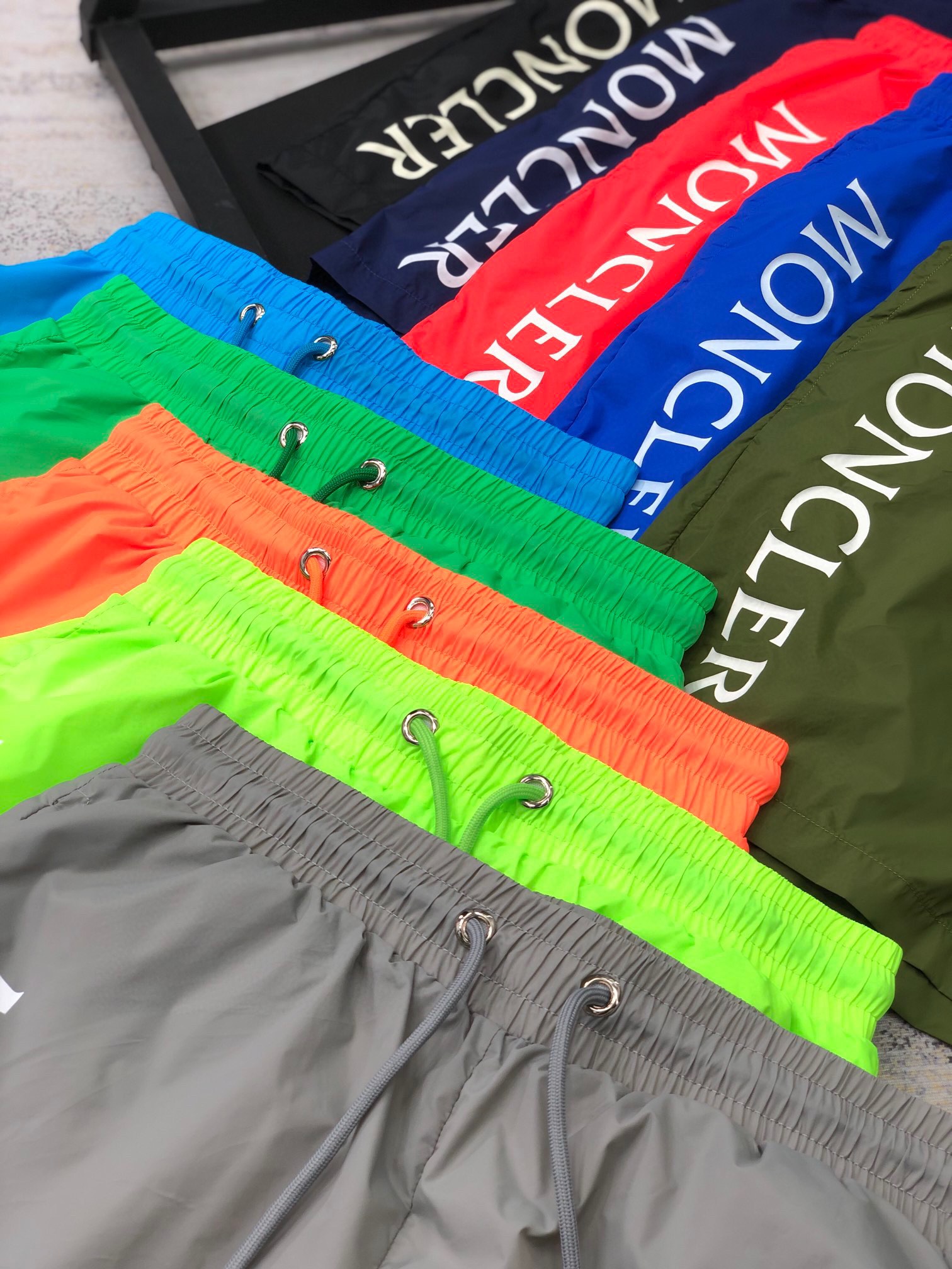 MONCLER Men's Blue Swim Trunks, Quick-Dry Fabric, Stylish Summer Essential 9 i1708533403 4540 8