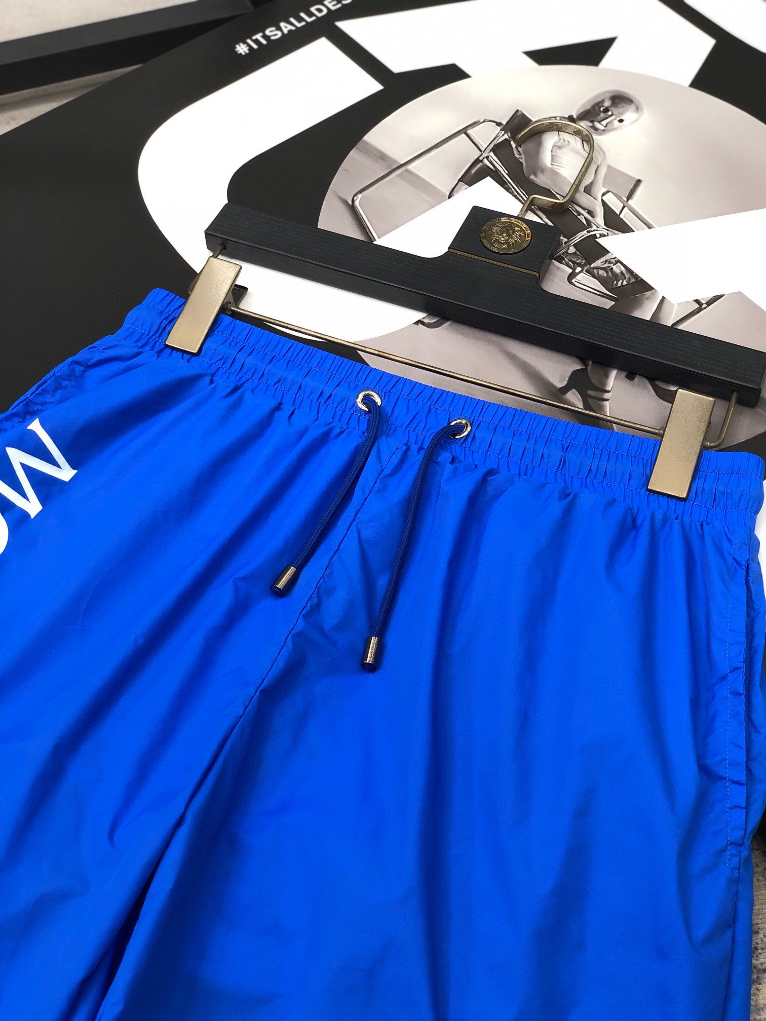 MONCLER Men's Blue Swim Trunks, Quick-Dry Fabric, Stylish Summer Essential 3 i1708533403 5728 3