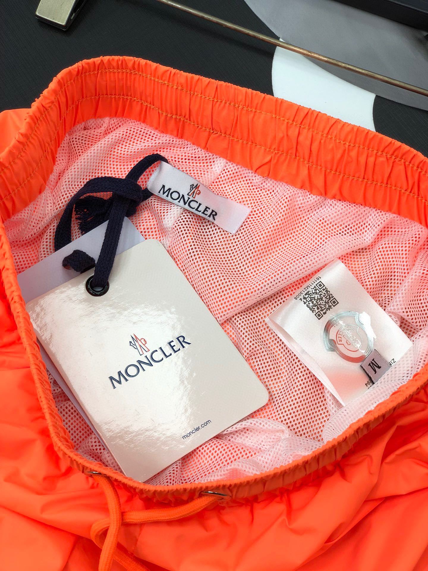 MONCLER Men's Orange Swim Trunks | Quick-Dry Fabric, Stylish Summer Essential 7 i1708533457 2182 4