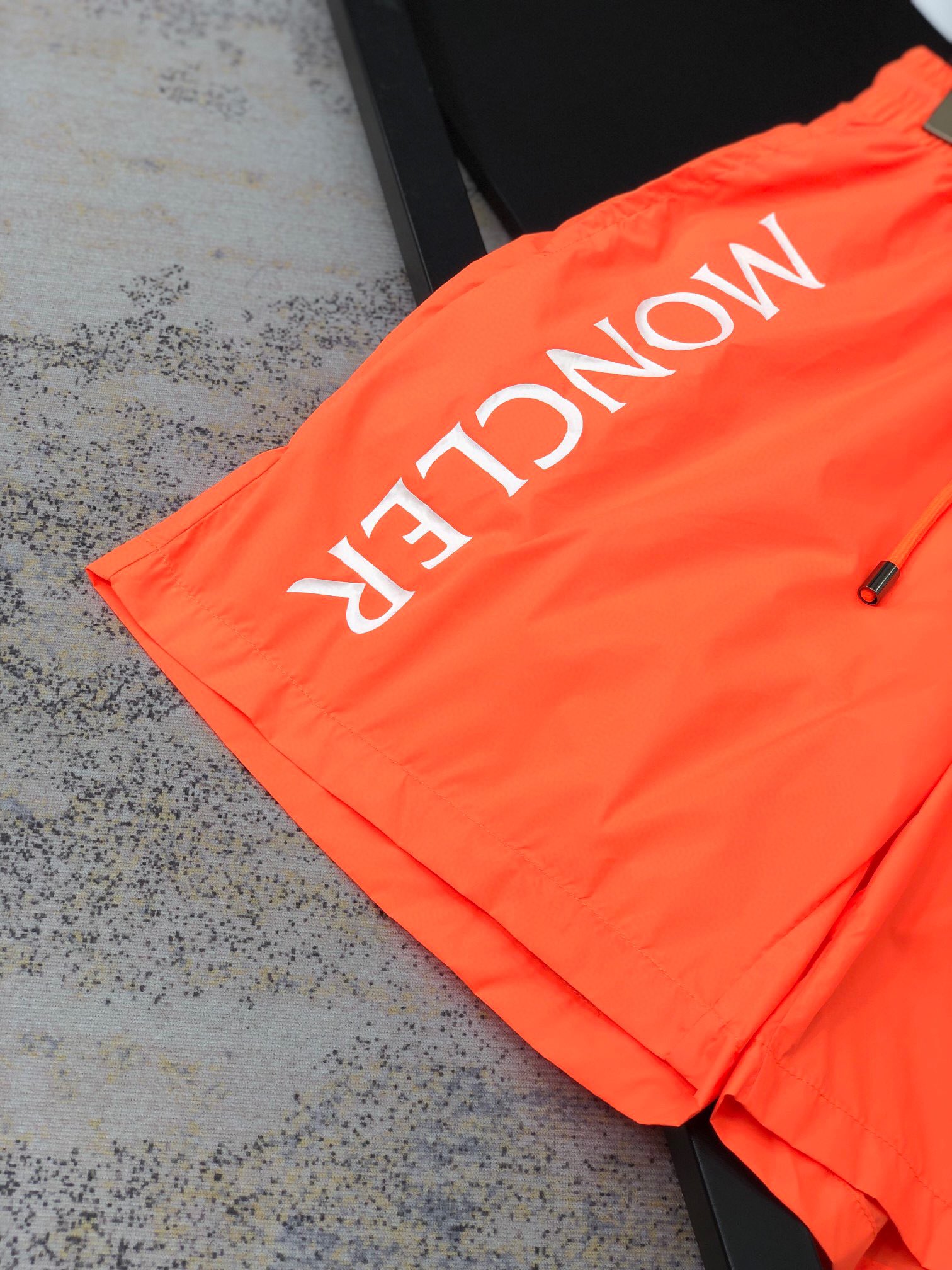 MONCLER Men's Orange Swim Trunks | Quick-Dry Fabric, Stylish Summer Essential 5 i1708533458 5129 8